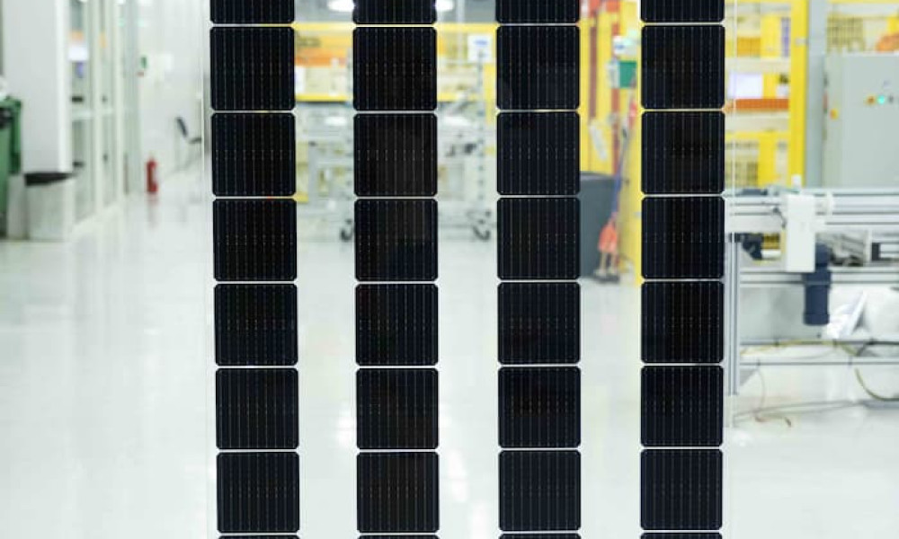 Glass Glass solar module increased transparency SoliTek