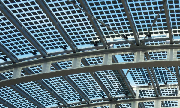 Structural PV glass