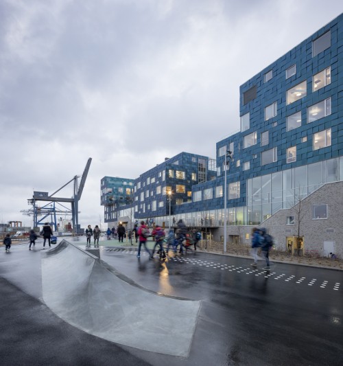 BIPV north façade © C.F. Møller Architects / Adam Mørk