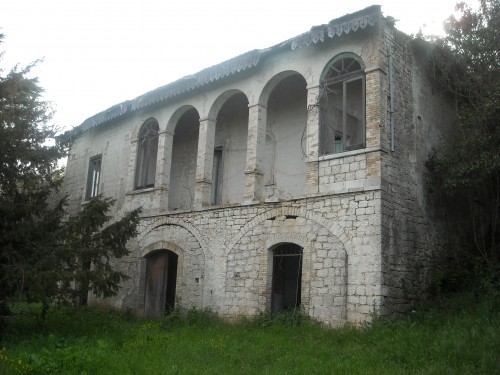 Stato di conservazione preintervento facciata sud-sudest © Arch. Patrizia Trivisonno