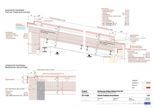 Technical drawings of the building © Baubüro in situ AG