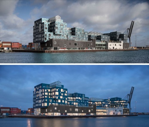 The colour changing façade © C.F. Møller Architects / Adam Mørk