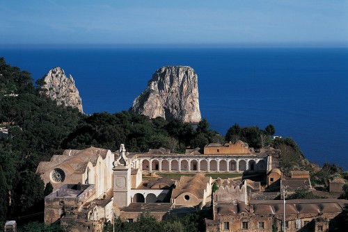Das ehemalige Kloster Certosa auf Capri in der Nähe des Hotels