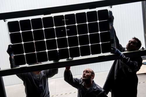 Test on photovoltaic modules © Eurac Research - Ivo Corrà