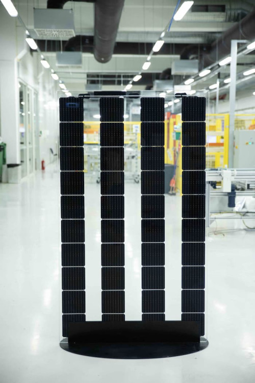Glass Glass solar module increased transparency SoliTek